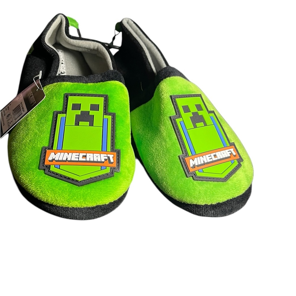 Boys Mindcraft Slippers NWT - Picture 2 of 8